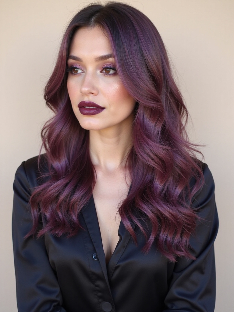 plum hair fashion synergy