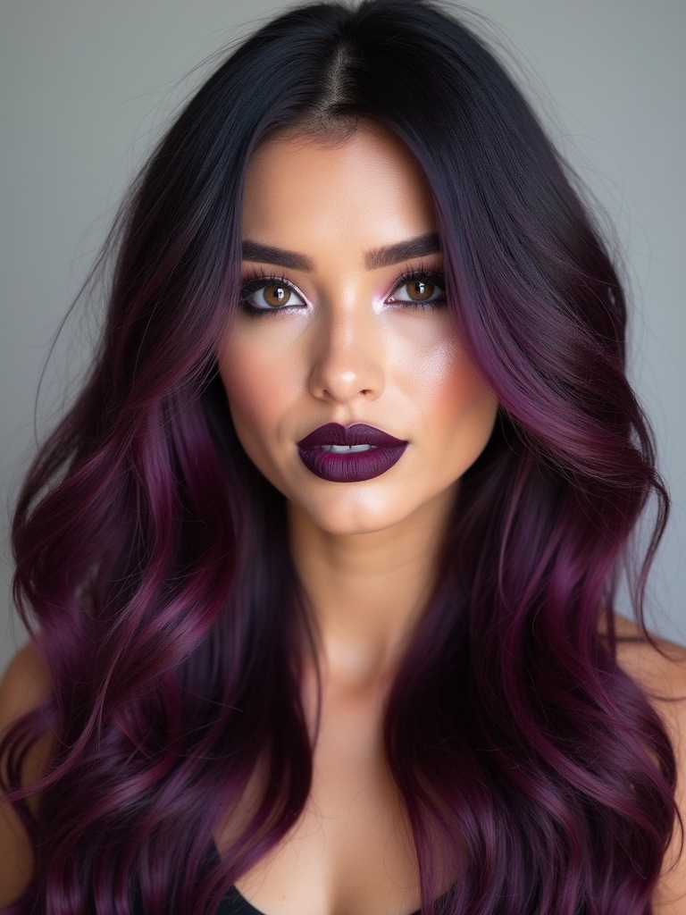 plum infused raven elegance