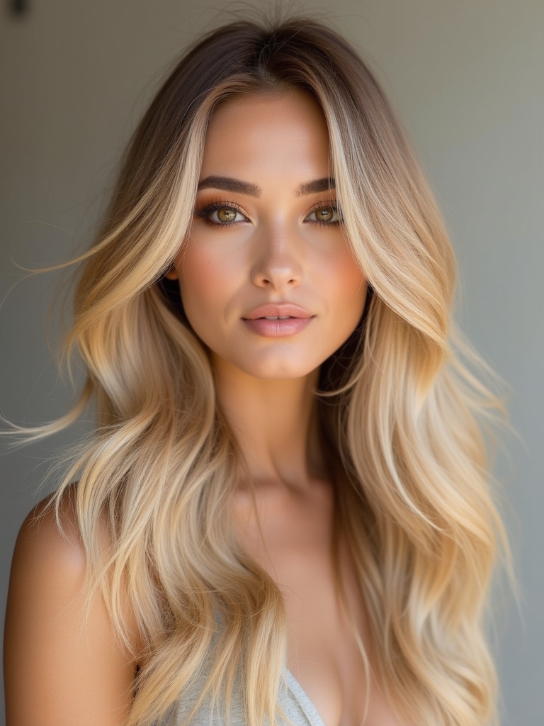 radiant golden beach hues