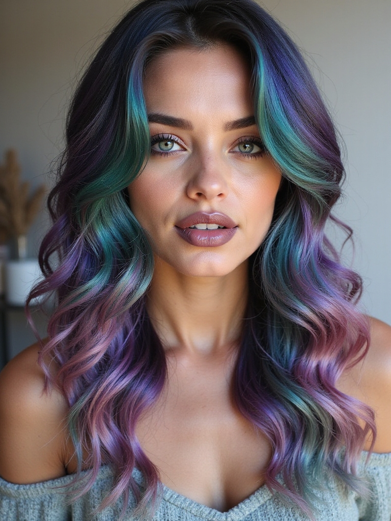 radiant rose gold highlights