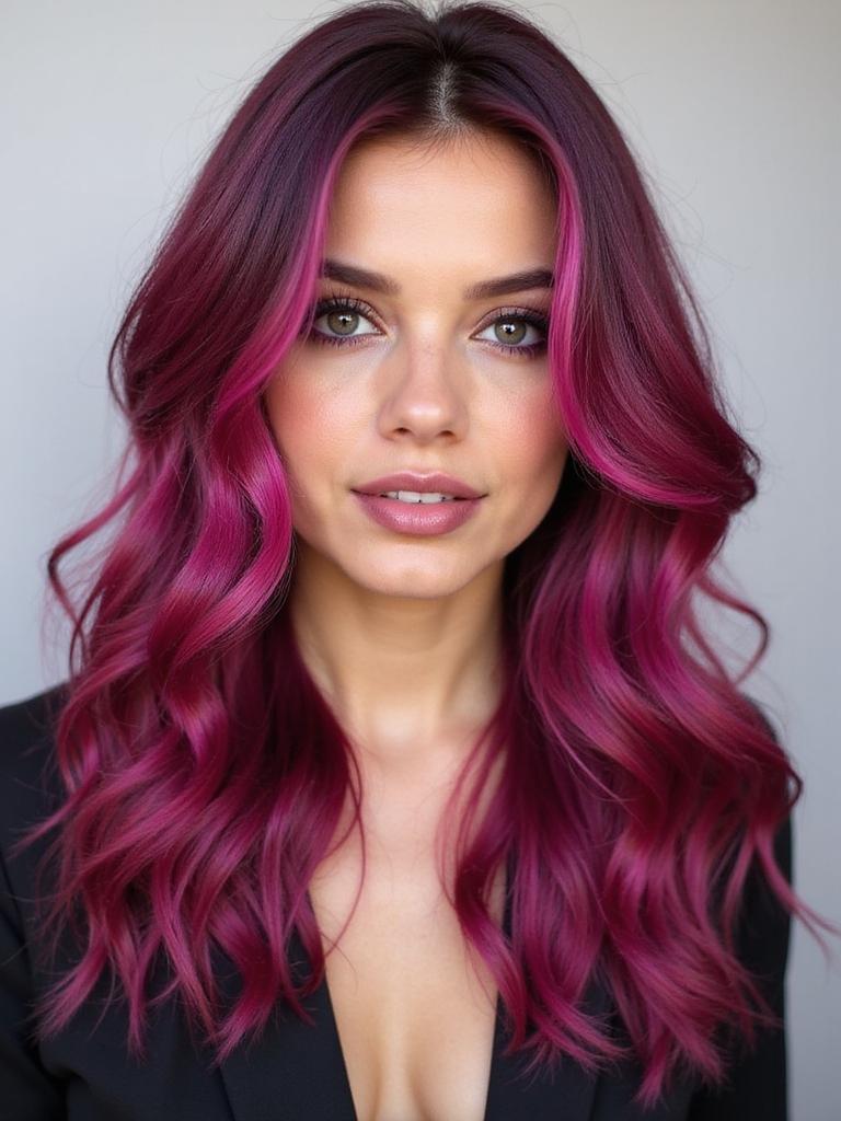 raspberry highlights for elegance
