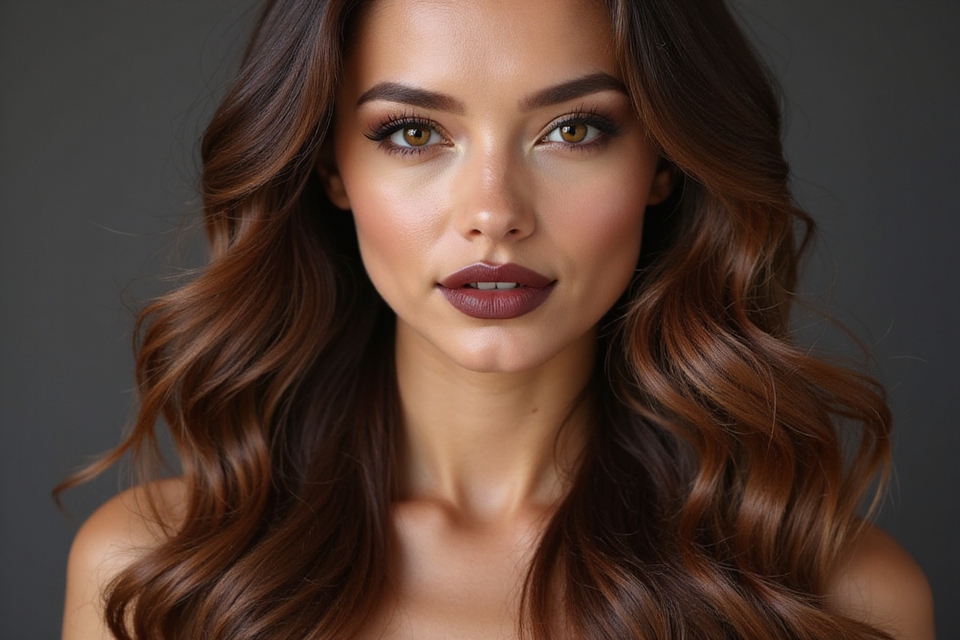 rich medium brown hues