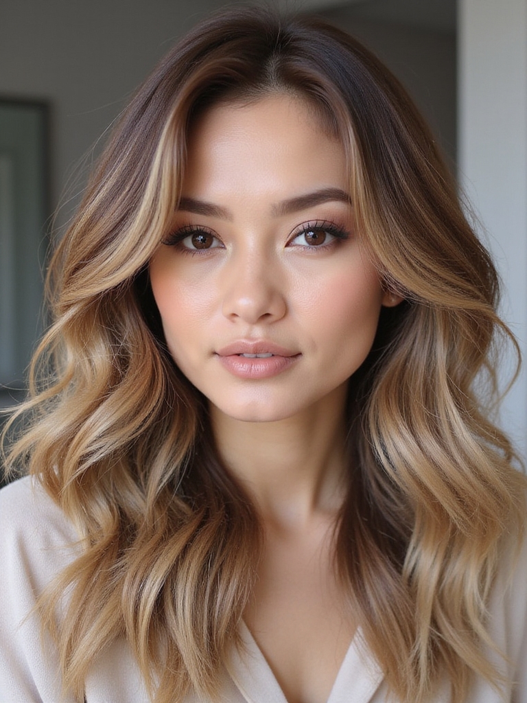 sandy brown hair elegance
