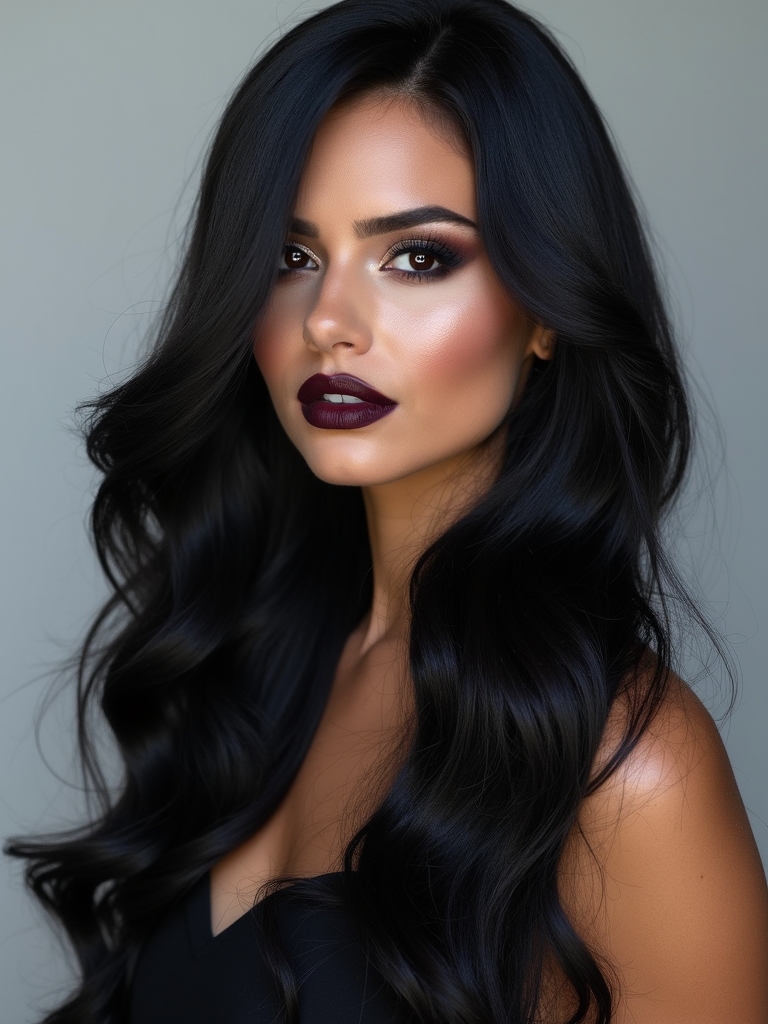 shades of black hair