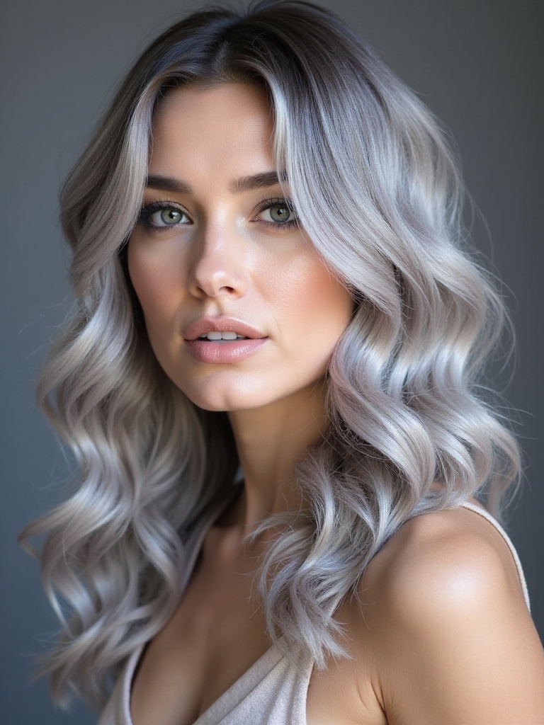 shimmering moonlight gray hues