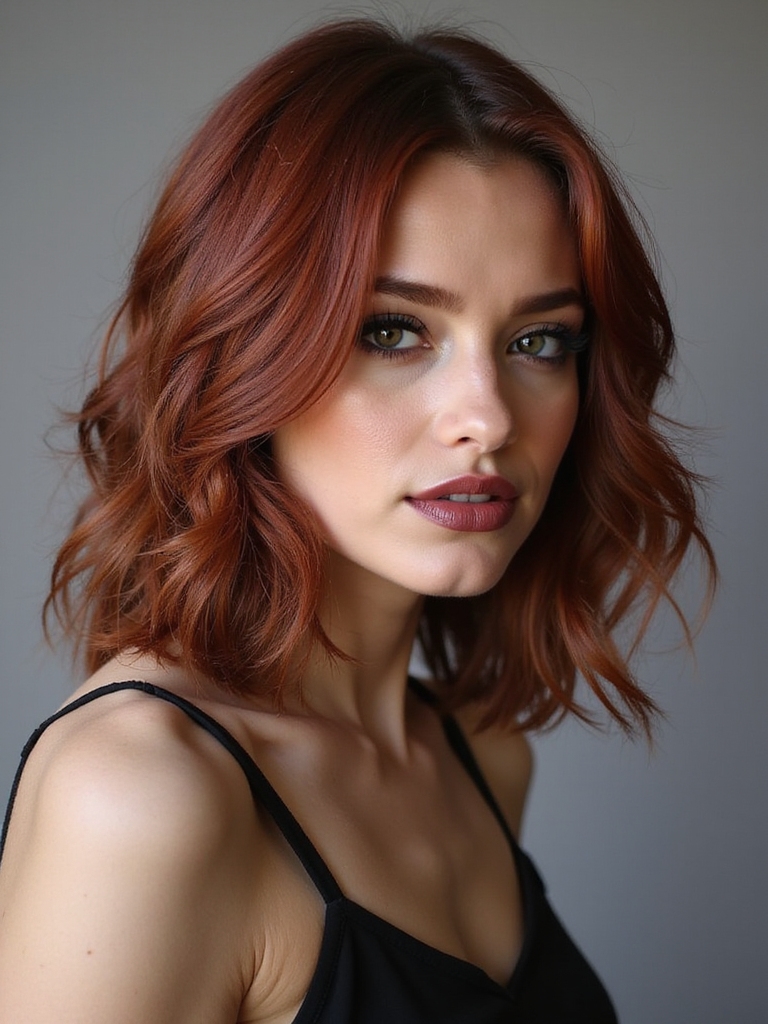 smoky sienna hair elegance