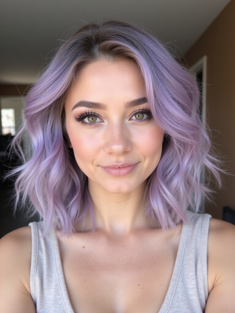 soft muted plum elegance