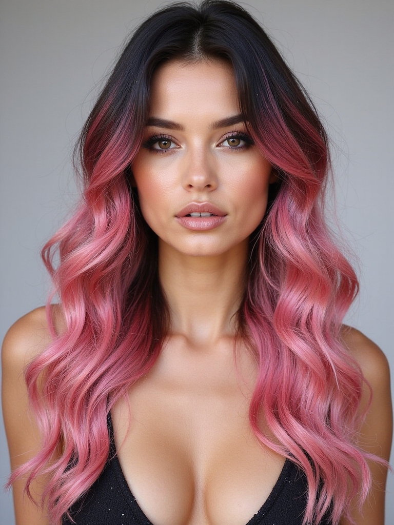 soft peach hair trend