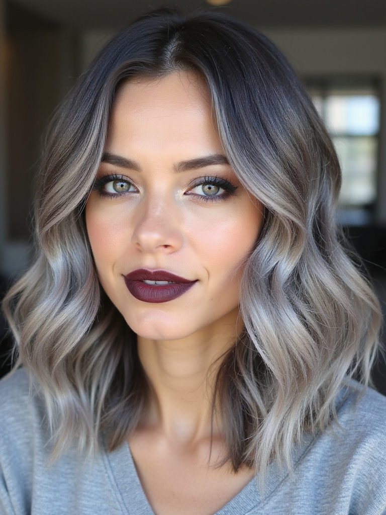 soft silver hair transformation