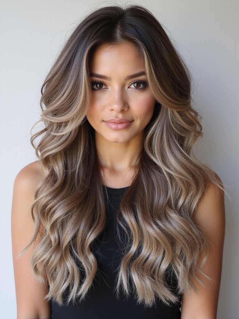 sophisticated silver hair highlights