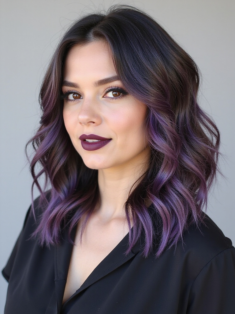 sophisticated smoky hair colors