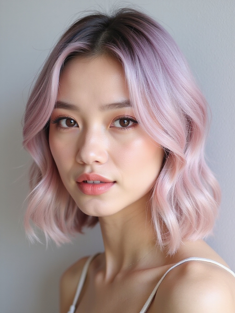 spring inspired floral hair colors