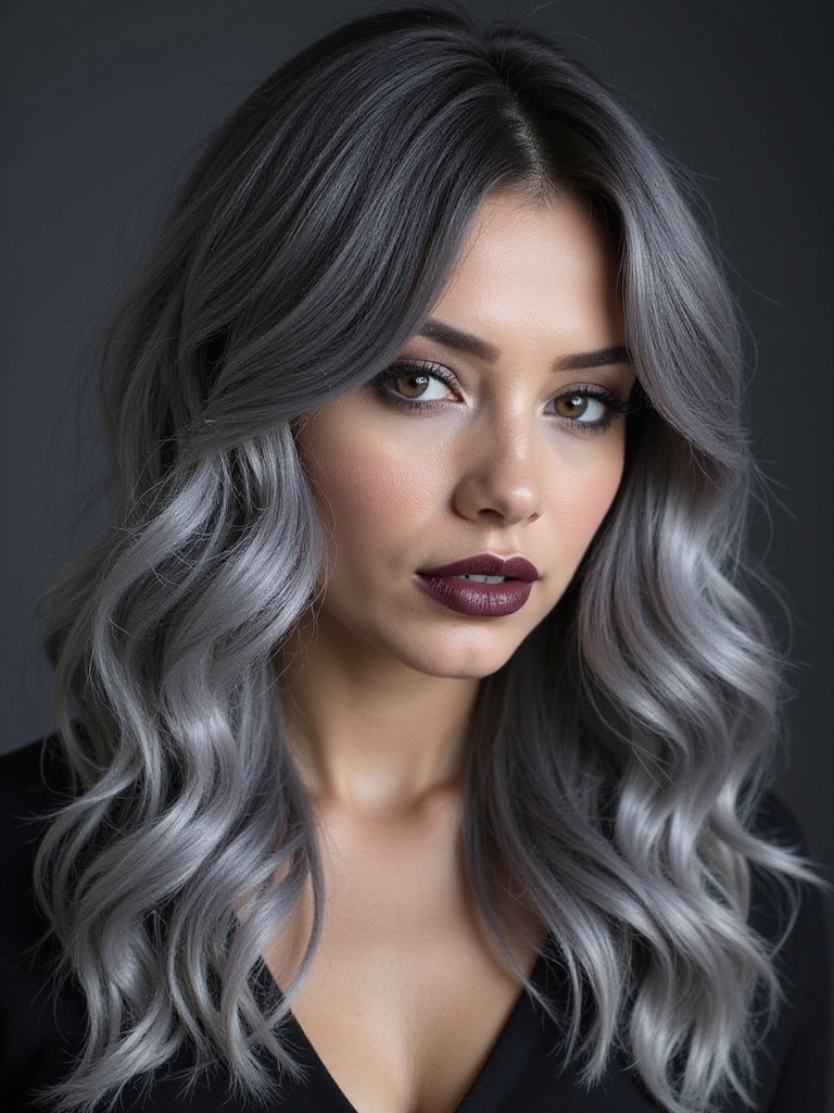 stormy gray ombre elegance