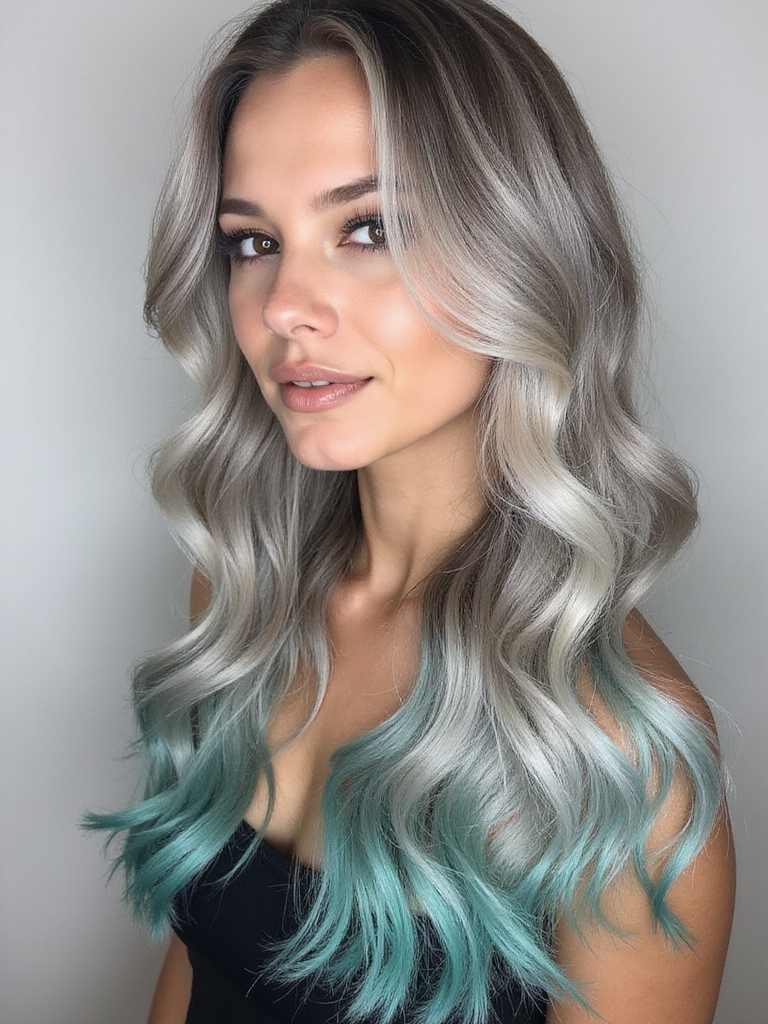 sultry smokey grey highlights