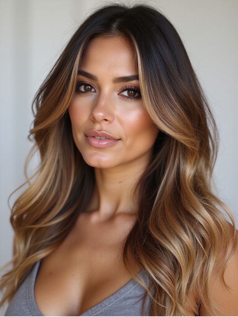 sun kissed highlights transformation beauty