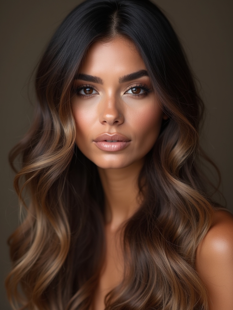 24 Olive Skin Tone Hair Color Ideas From Smoky Black to Hazelnut Edge