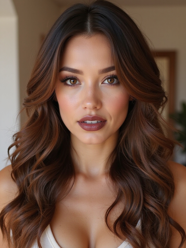 vibrant golden brown radiance