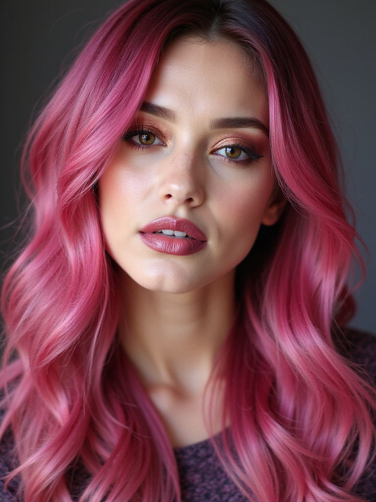 vibrant raspberry hair care