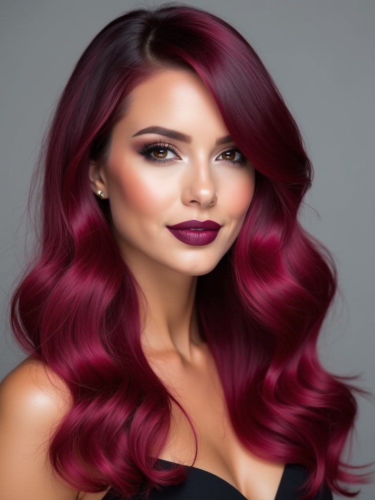 vibrant raspberry hair care