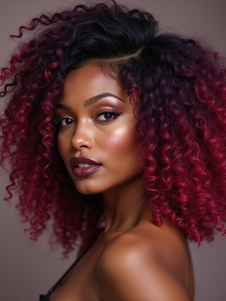 vibrant raspberry hair care