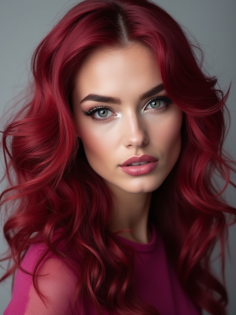 vibrant raspberry red allure