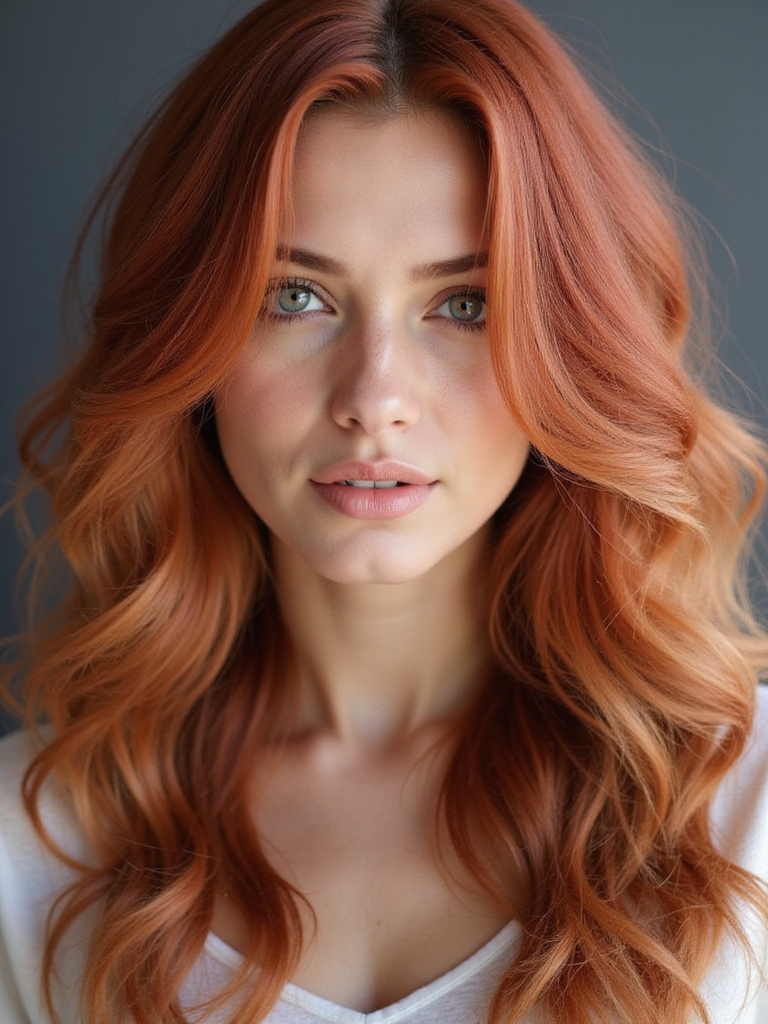 vibrant red ombre techniques