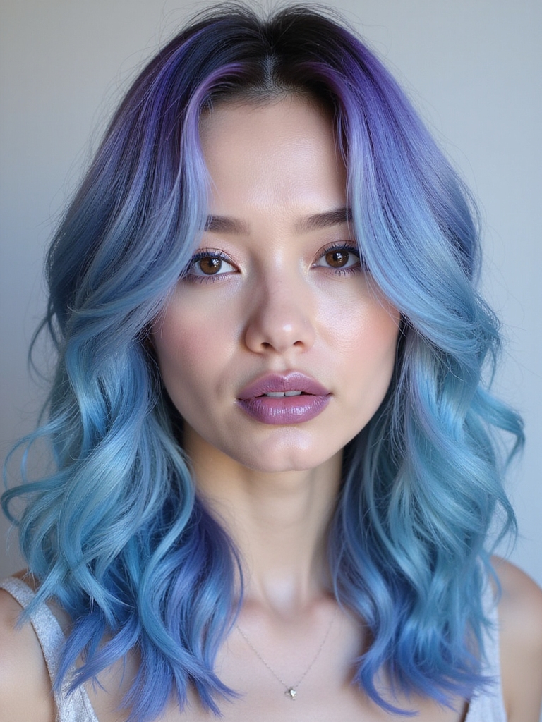 vivid electric blue vibrance