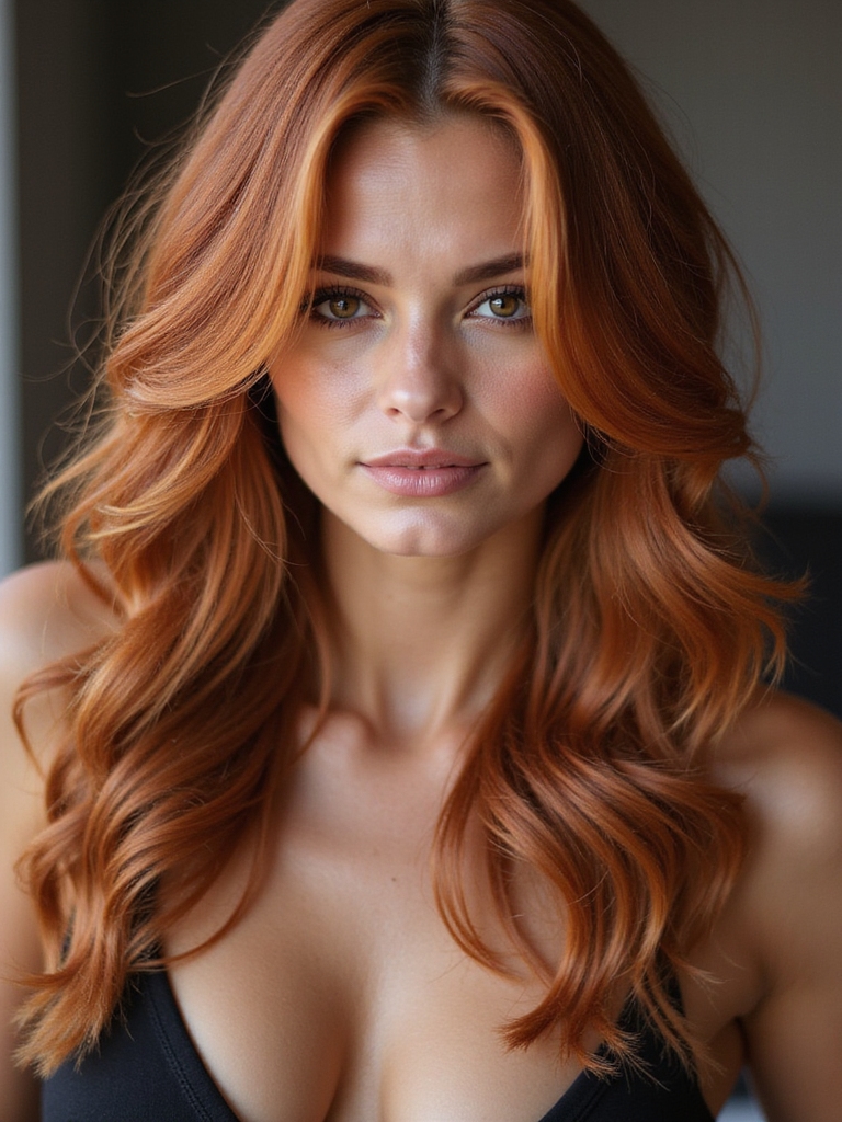 warm earthy hair elegance