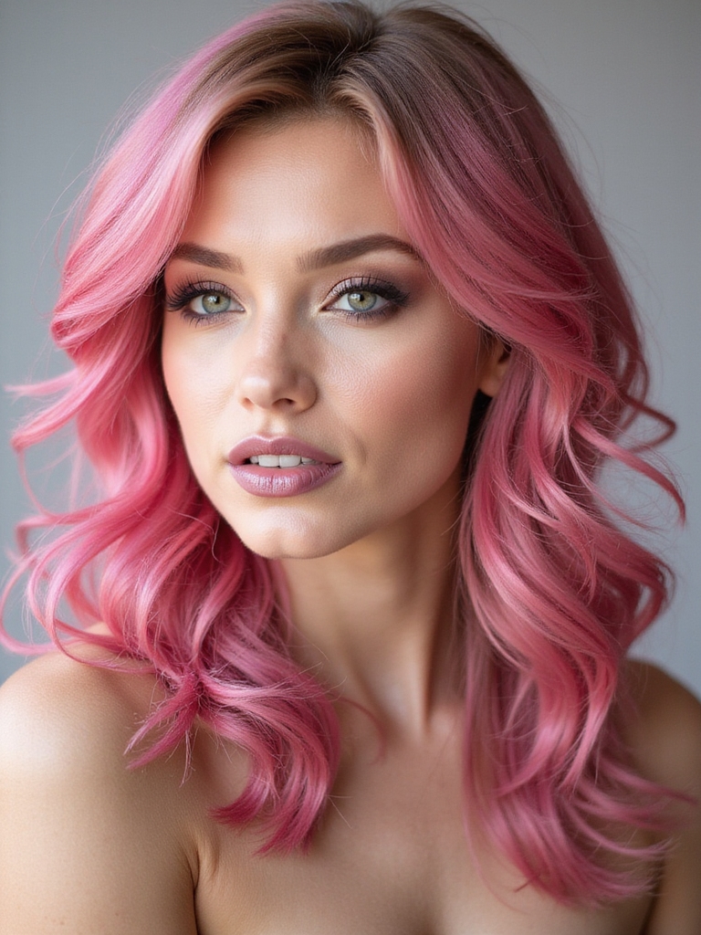 whimsical nostalgic hair color