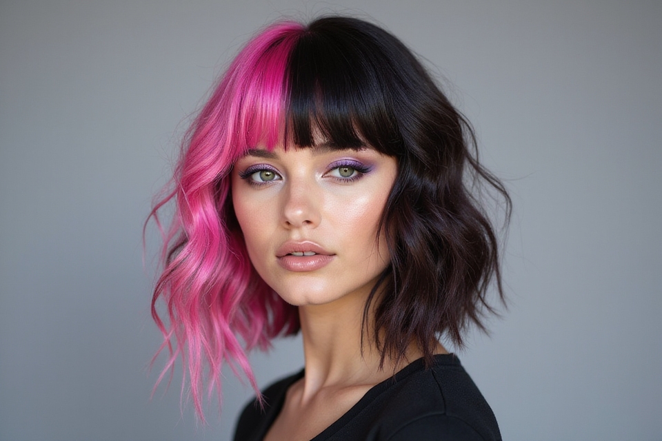 y2k vibrant hair colors