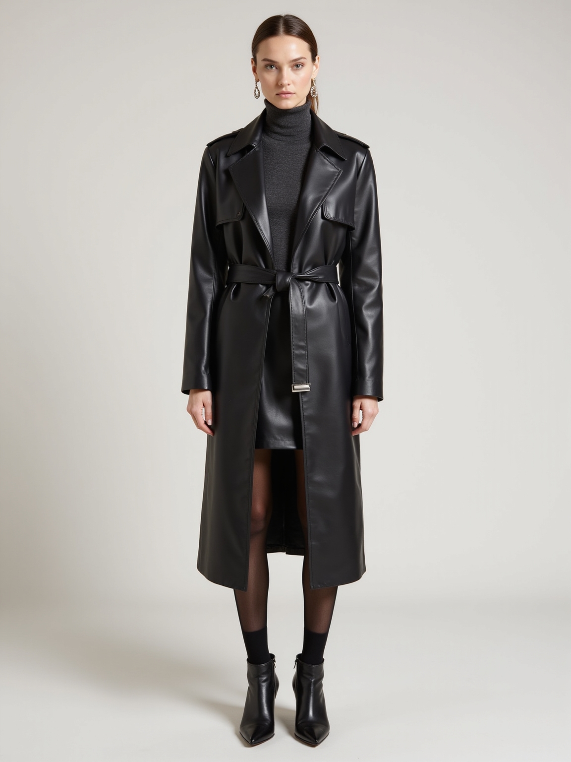 biker leather coat with attitude