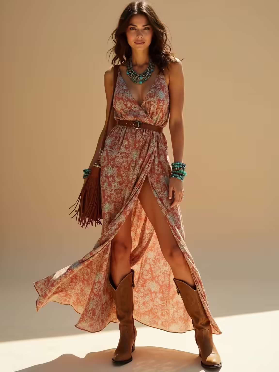 boho maxi vintage boots