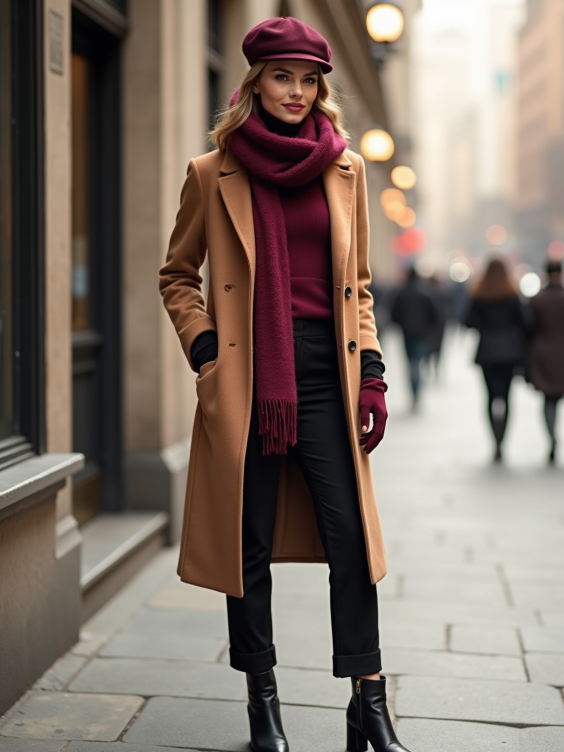 bold cozy colorful winter accessories