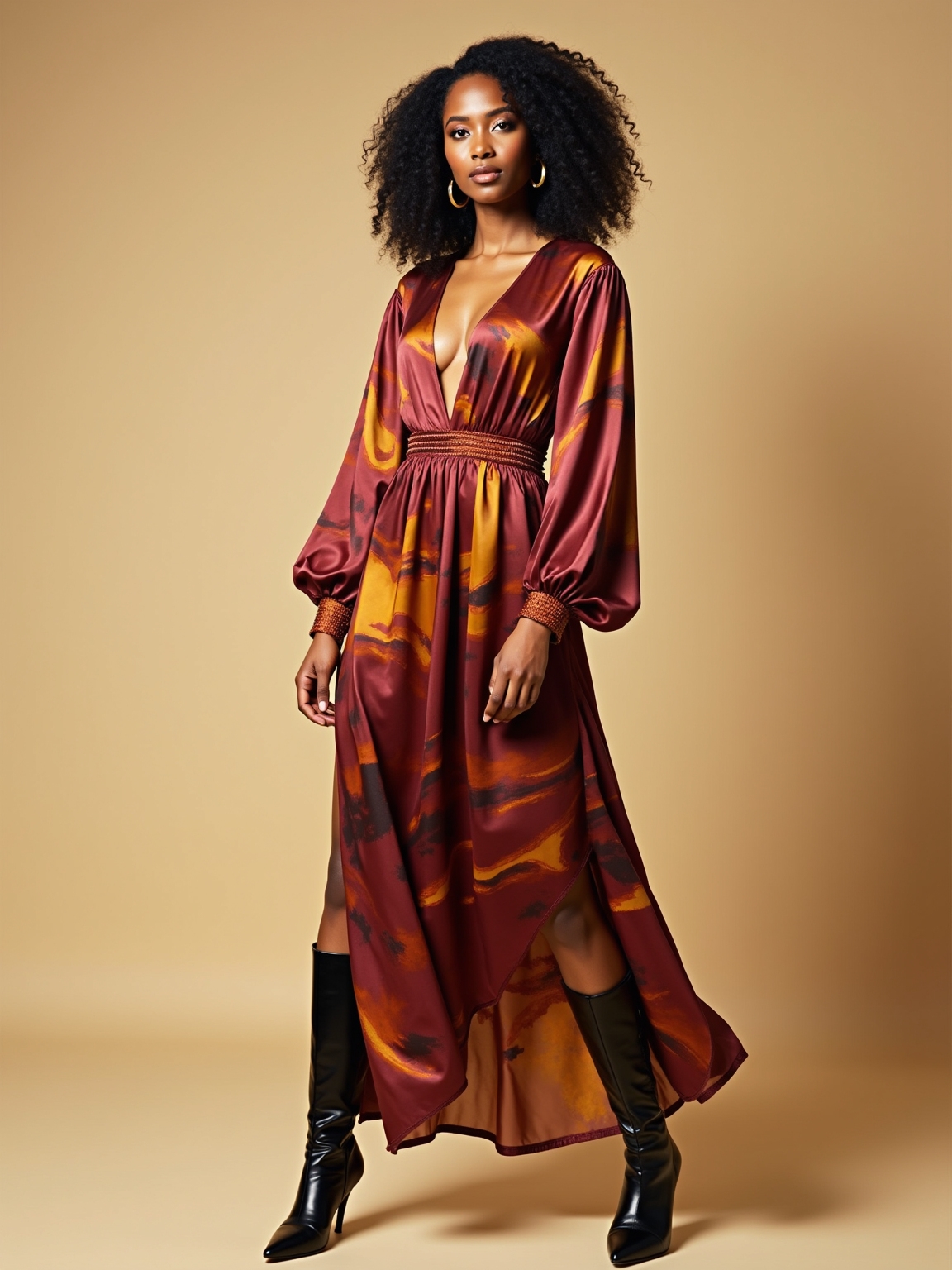 bold maxi knee high boots