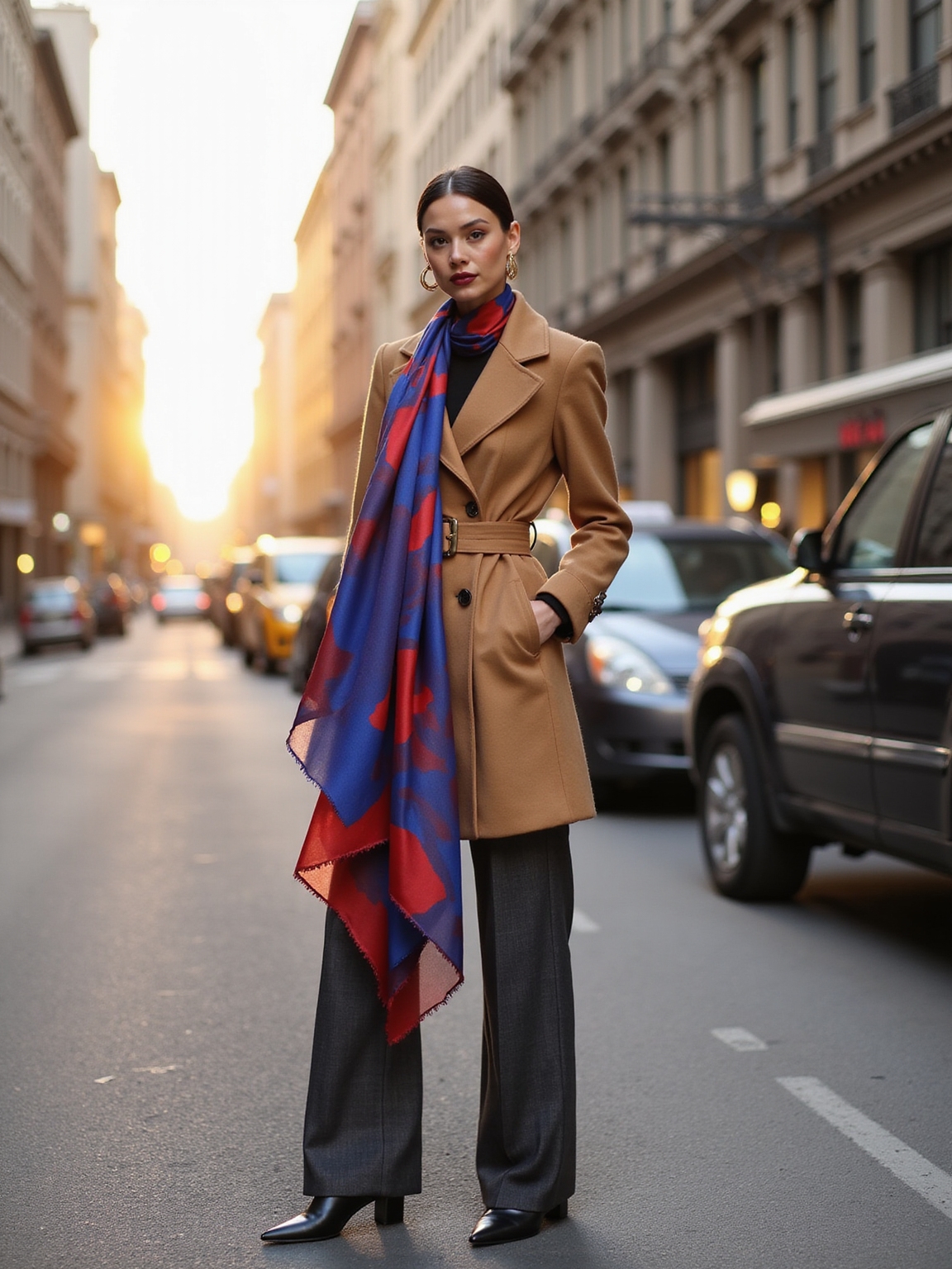 bold scarves textured seasonal flair