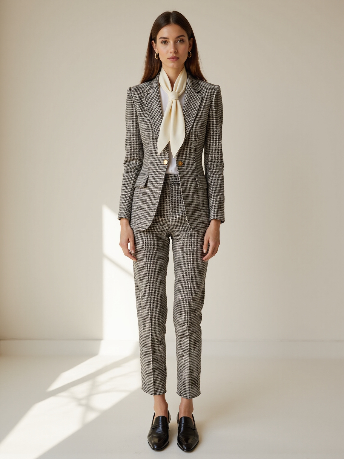 bookish houndstooth silk romance