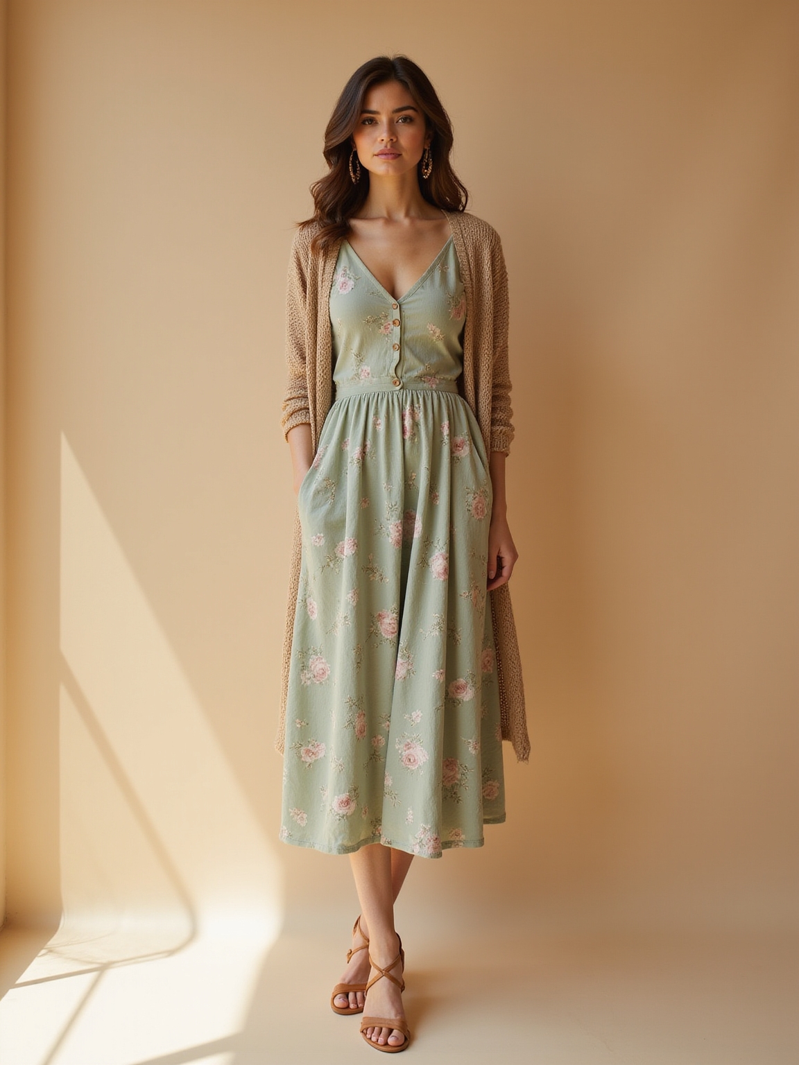 breezy dress lightweight cardigan
