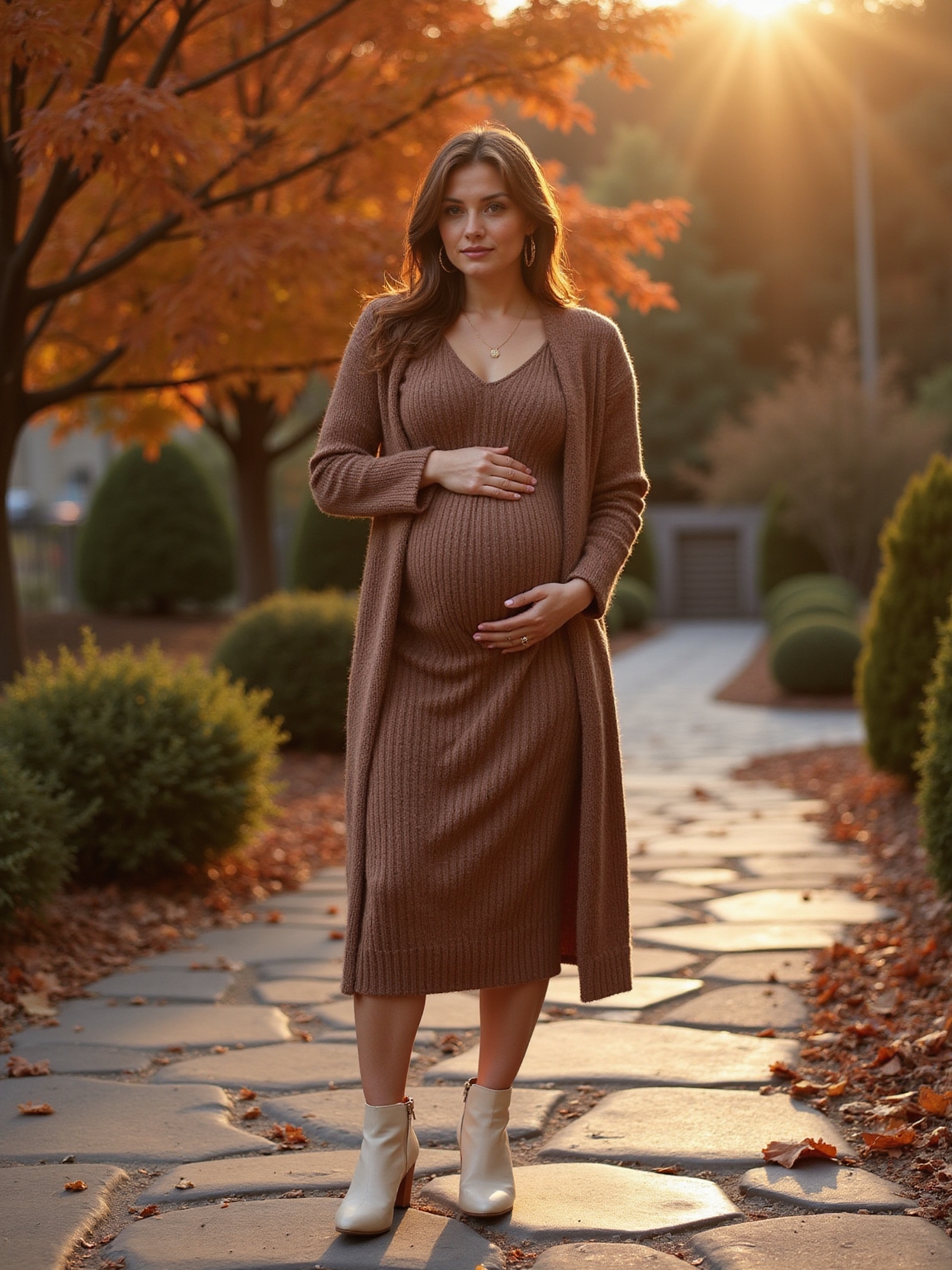 bump friendly ribbed knit sets