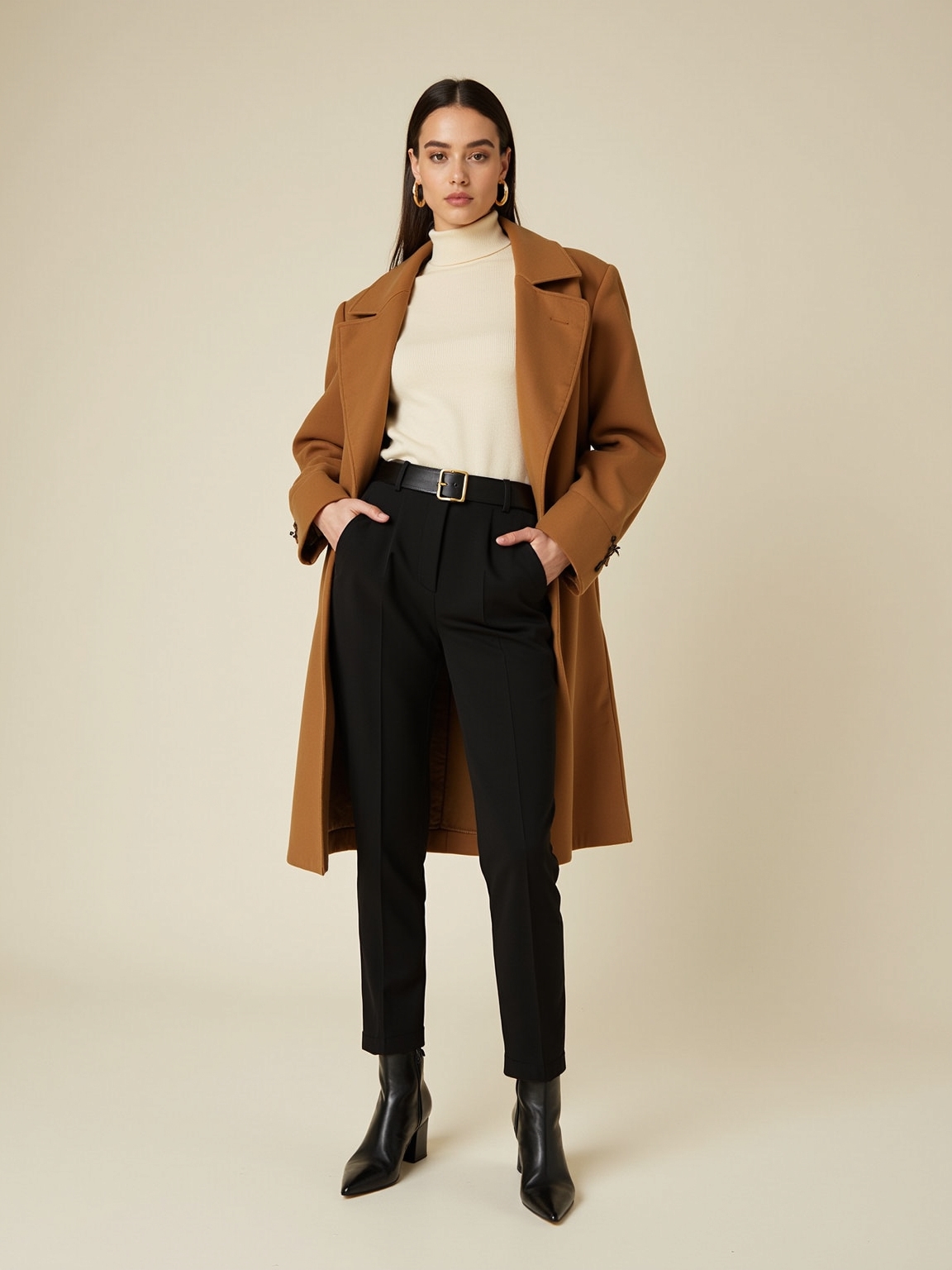 camel cream black capsule