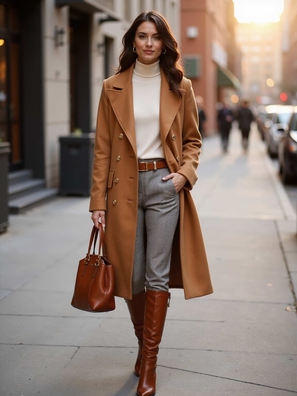 cashmere coat commands attention