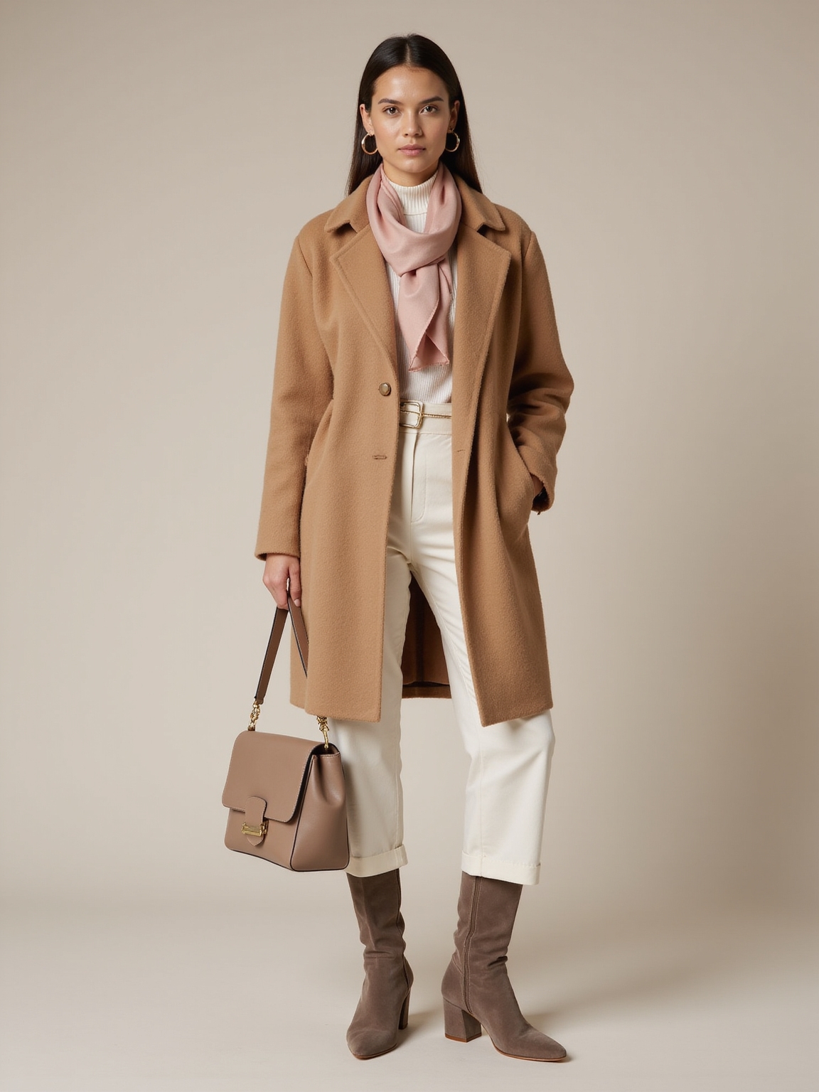 cashmere wool suede blush