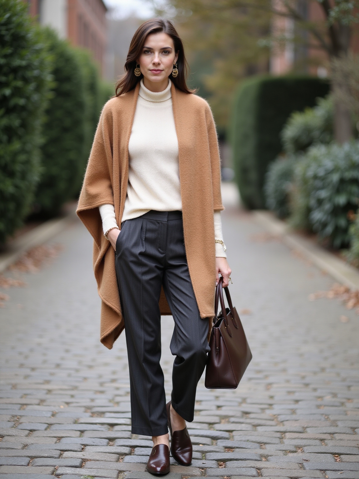 cashmere wrap understated gold