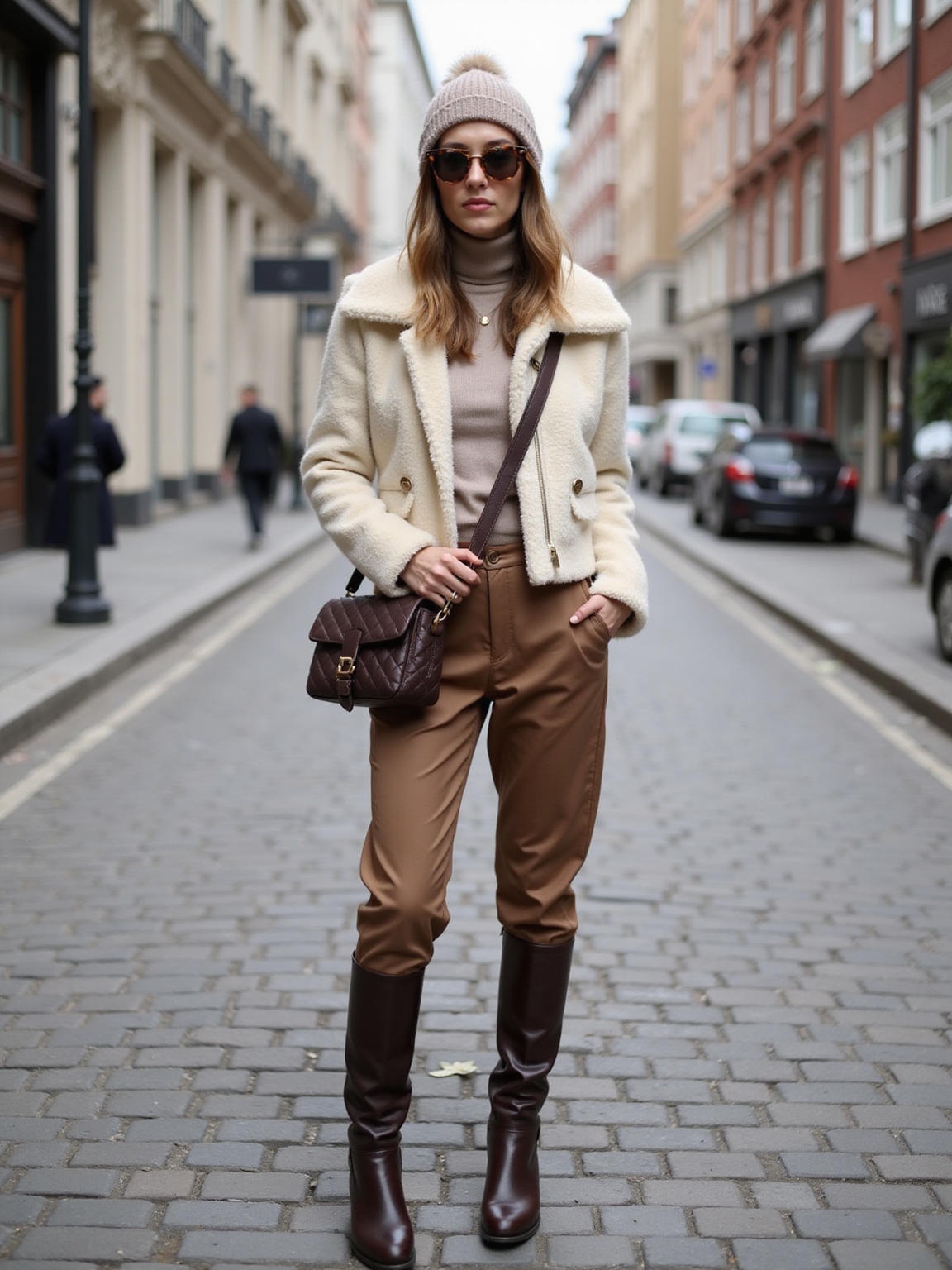chalet chic urban winterwear ensemble
