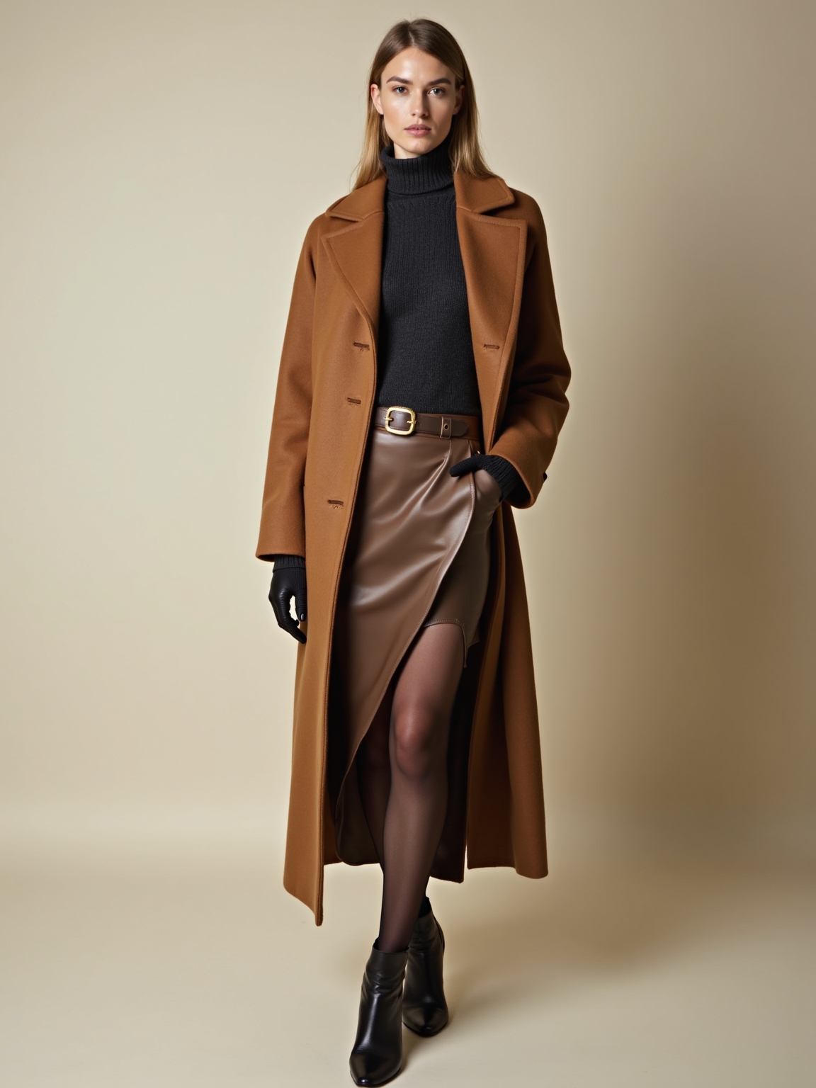 chic layered fall winter outfits