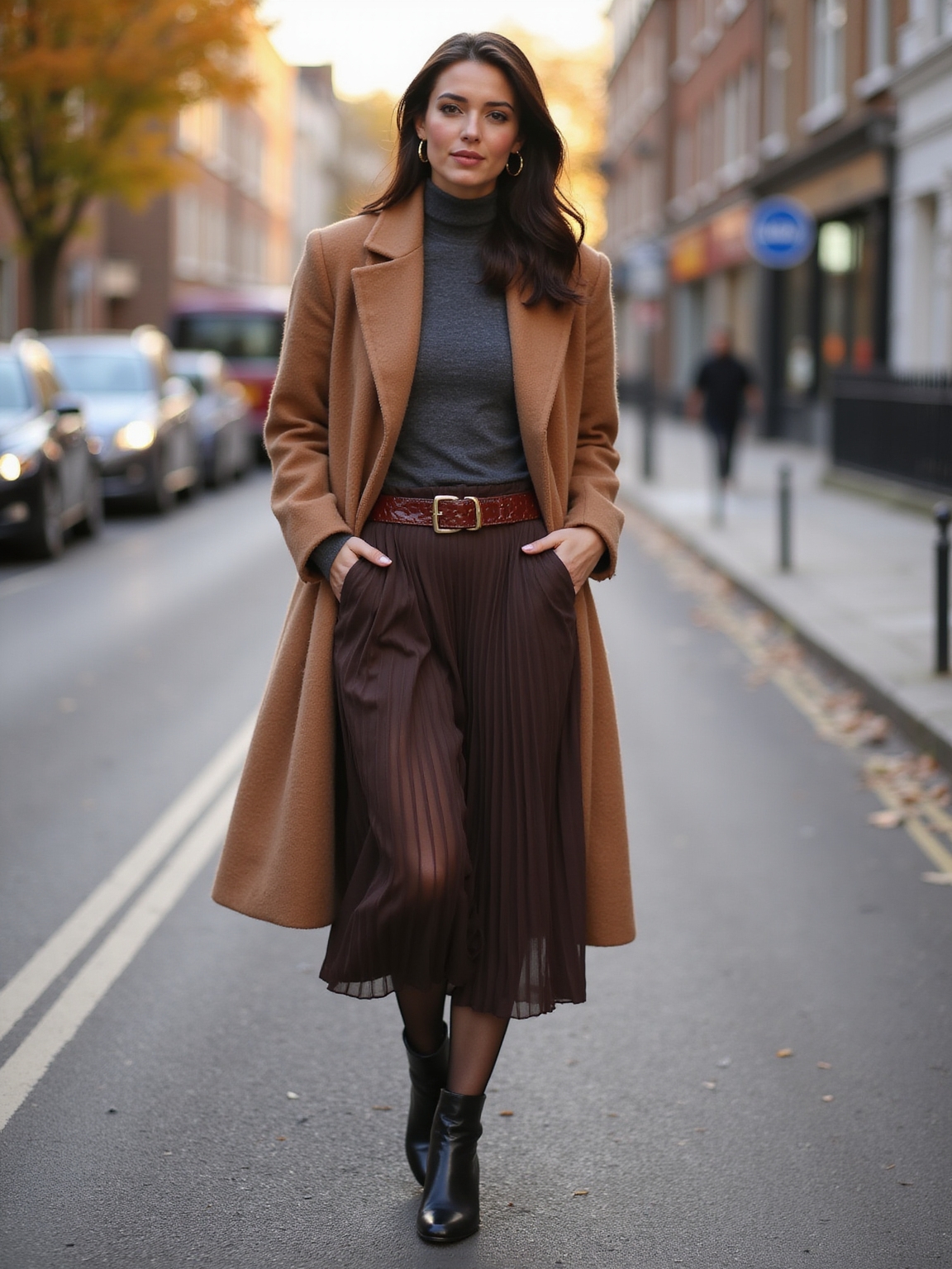 chic london autumn coolness