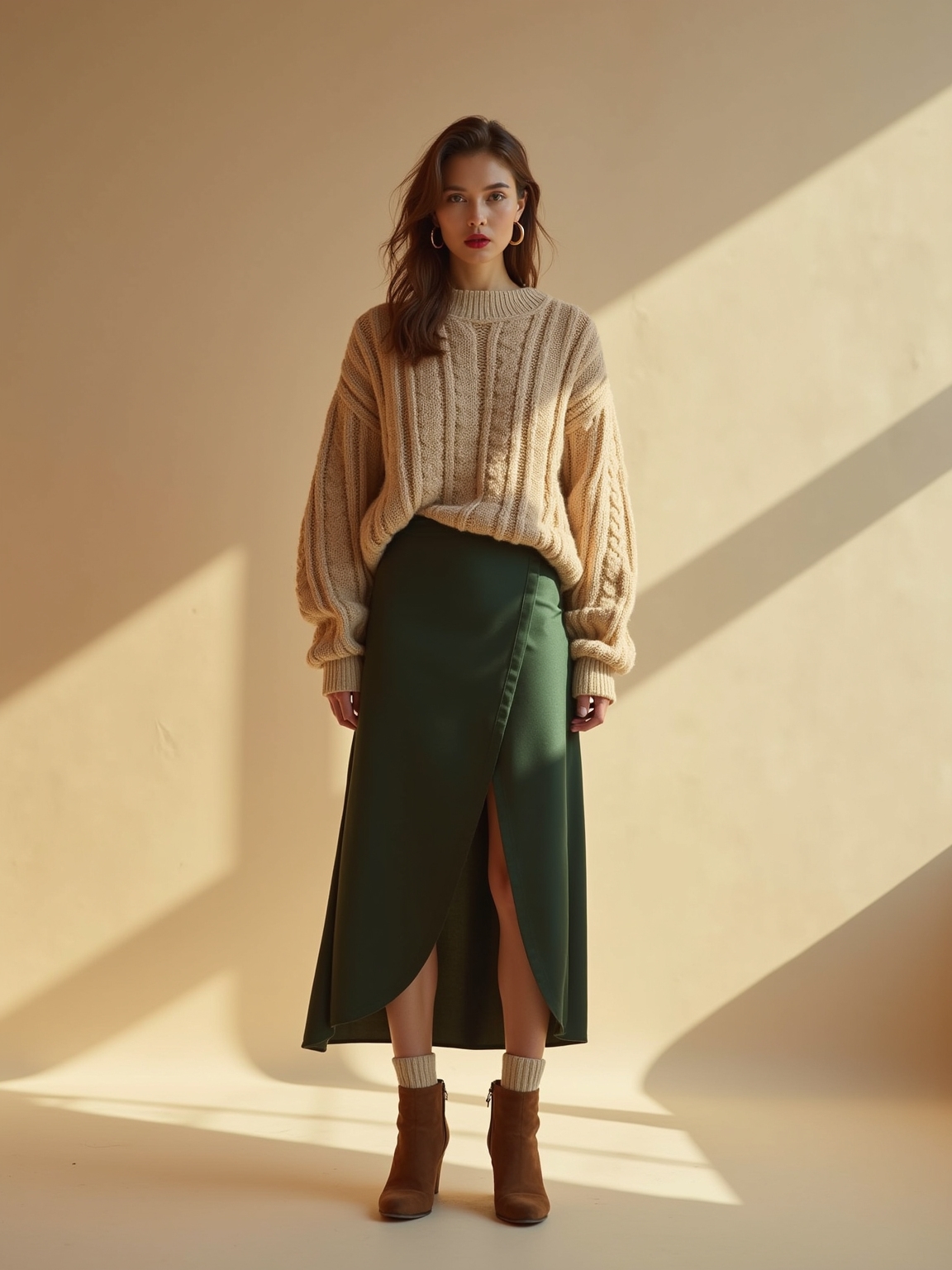 chunky sweater liquid slip