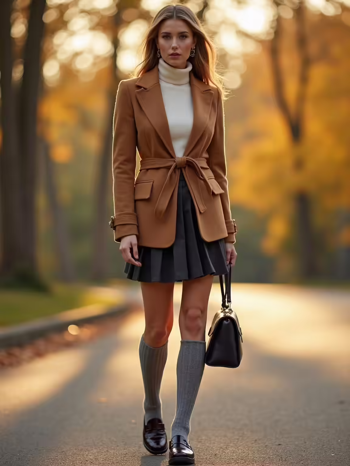cinch blazer knee high socks