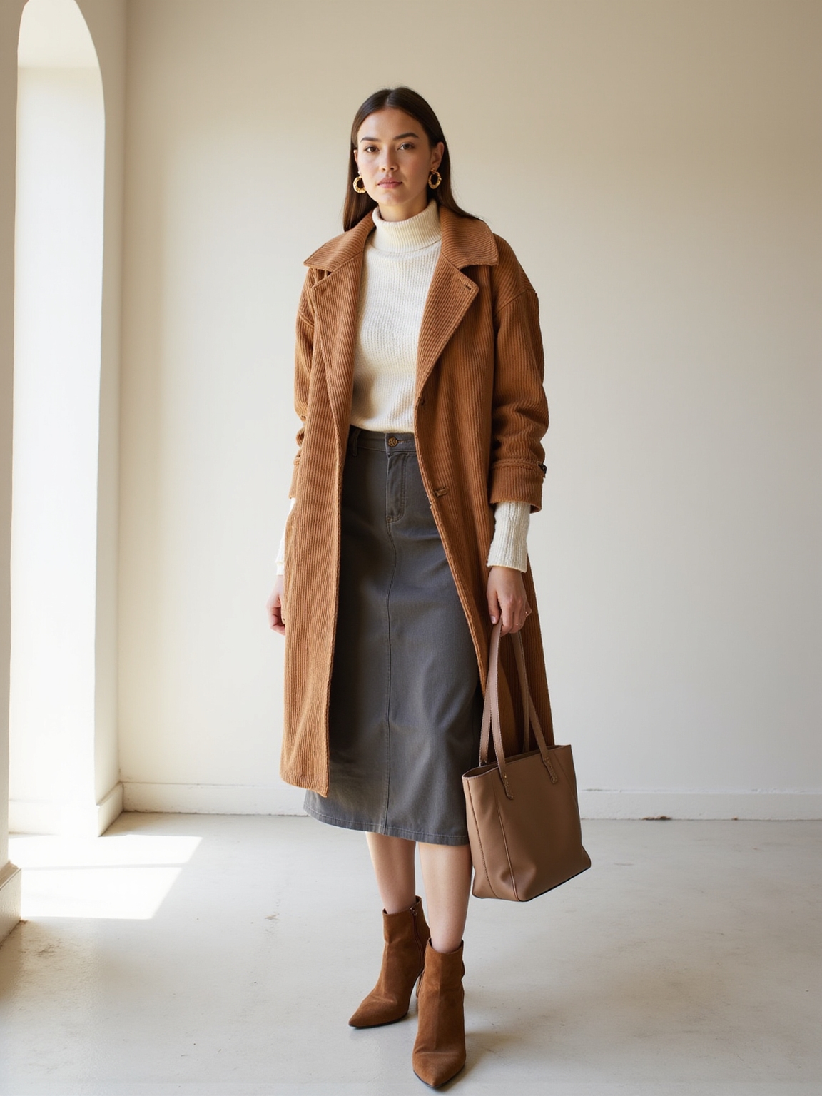 corduroy boucl suede neutralism