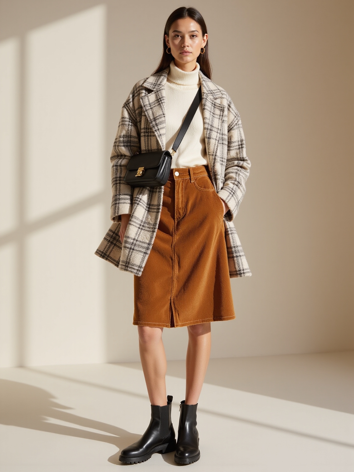 corduroy skirt shacket lugsoles