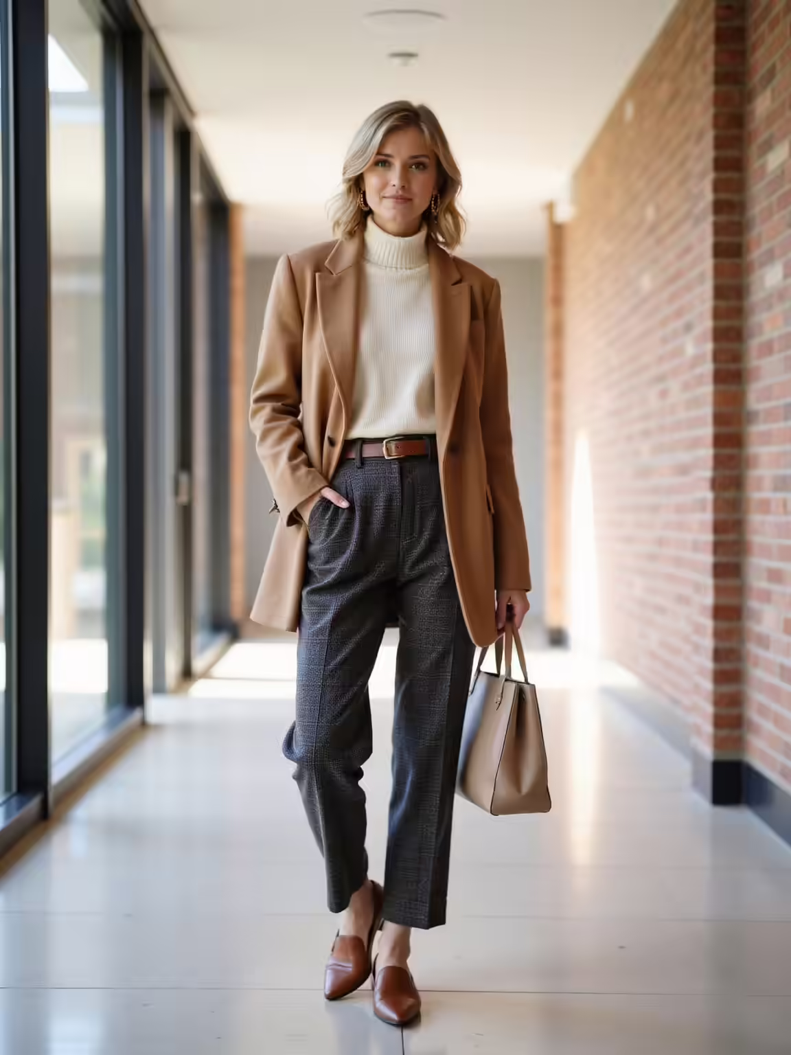 cozy chic autumn teacher style